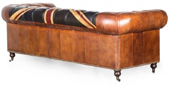 Диван кожаный Oxford 221X94X77 CM