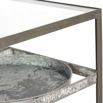 Cтолик в индустриальном стиле Demmi 128X84X46 CM