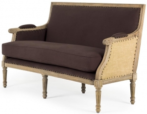 Софа на каркасе из манго Milos 150X56X86 CM