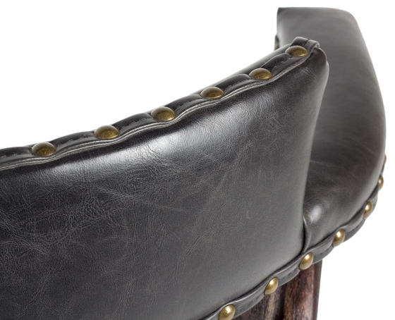 Стул в винтажном стиле William 61X46X81 CM чёрного цвета 3