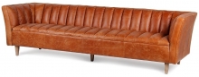 Кожаный диван в винтажном стиле Anturio 274X85X76 CM