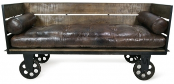 Диван в индустиральном стиле Inma 196X60X90 CM