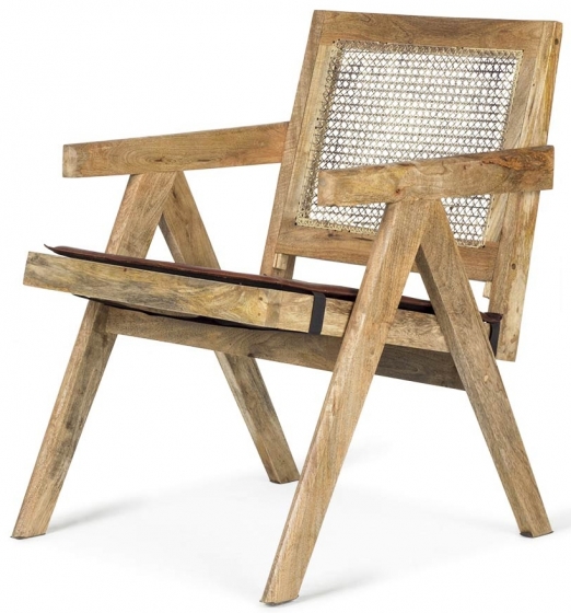 Винтажное кресло из манго Alberta 59X65X80 CM 1