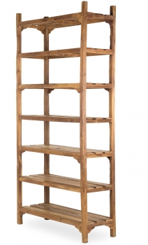 Антикварный деревянный стеллаж Vintage 120X46X245 CM