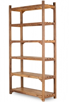 Антикварный деревянный стеллаж Vintage 122X46X230 CM