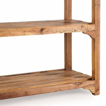 Антикварный деревянный стеллаж Vintage 122X46X230 CM