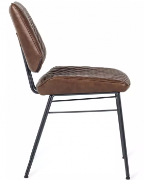 Стул в стиле ретро Brighton 44X60X85 CM коричневый цвет