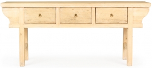 Консоль из массива сосны Wabi-sabi Obak 200X45X85 CM