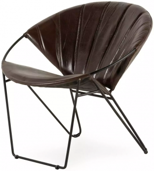 Кожаное кресло Marga 71X76X76 CM