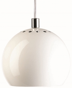 Лампа подвесная Ball 18X18X16 CM белая глянцевая