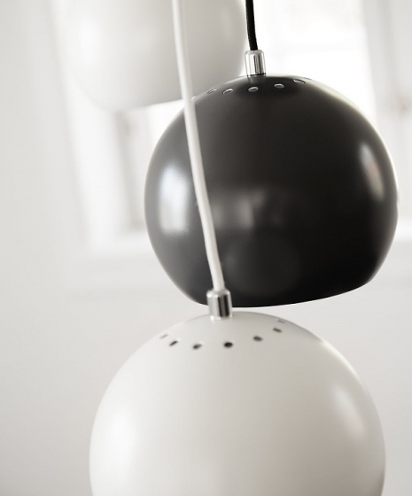 Лампа подвесная Ball 18X18X16 CM белая глянцевая 4