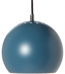 Лампа подвесная Ball 18X18X16 CM серо-голубая