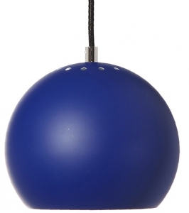 Лампа подвесная Ball 18X18X16 CM кобальтово-синяя