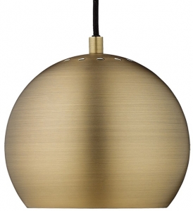 Лампа подвесная Ball 18X18X16 CM цвет античная латунь