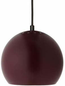 Лампа подвесная Ball 18X18X16 CM бордовая