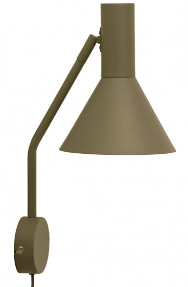 Лампа настенная Lyss 18X23X42 CM оливковая матовая 1