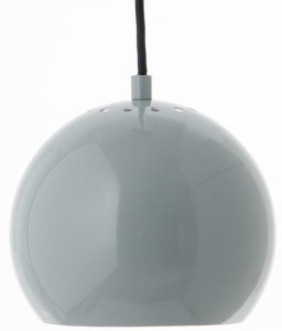 Лампа подвесная Ball 18X18X16 CM мятная глянцевая, черный шнур