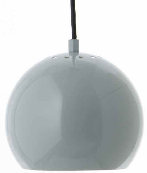 Лампа подвесная Ball 18X18X16 CM мятная глянцевая, черный шнур 1