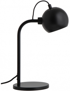 Лампа настольная Ball 16X24X34 CM чёрная матовая