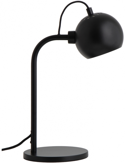Лампа настольная Ball 16X24X34 CM чёрная матовая 1