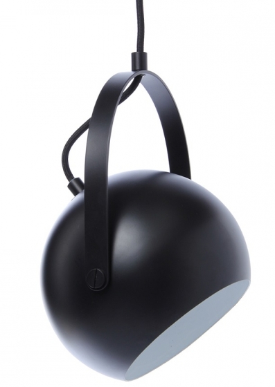 Лампа Ball с подвесом 19X19X24 CM чёрная матовая 1