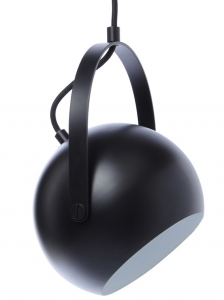 Лампа Ball с подвесом 25X25X28 CM чёрная матовая