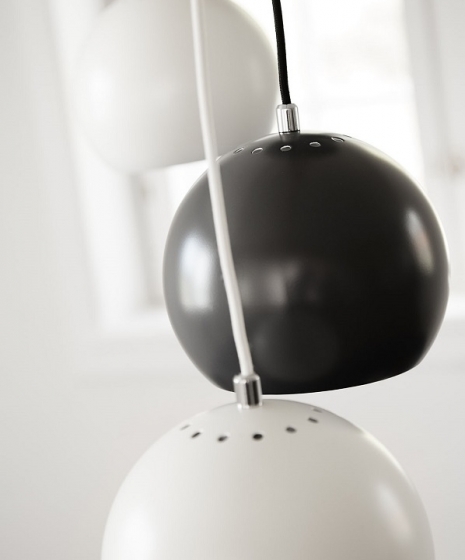 Лампа подвесная Ball 40X40X33 CM белая матовая 4