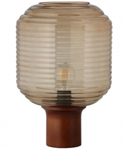 Лампа настольная Honey 26X26X38 CM янтарная