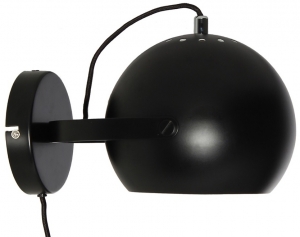 Лампа настенная Ball 16X12X10 CM чёрная