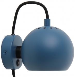 Лампа настенная Ball 12X16X10 CM синяя