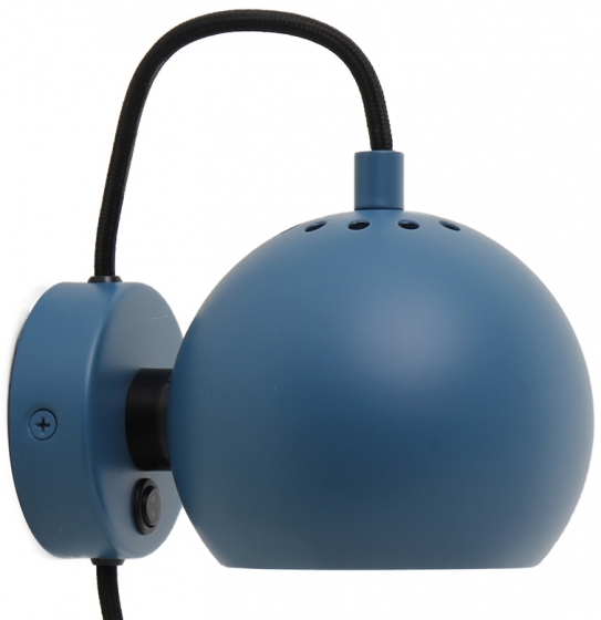 Лампа настенная Ball 12X16X10 CM синяя 1