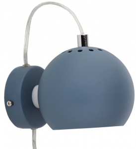 Лампа настенная Ball 12X16X10 CM тёмно-голубая