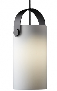 Лампа подвесная Ootg 16X16X38 CM белое опаловое стекло