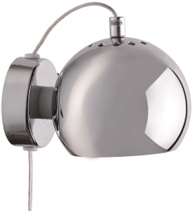 Лампа настенная Ball 12X16X10 CM хром в глянце
