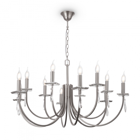 Люстра Forte хром 12 плафонов, 920 мм 1