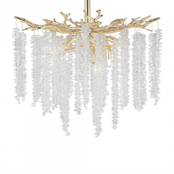 Потолочный светильник Crystal золотой 6 плафонов 5