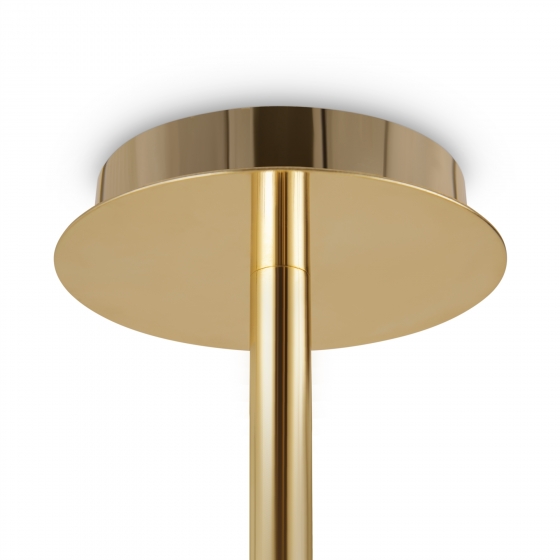 Потолочный светильник Crystal золотой 6 плафонов 6