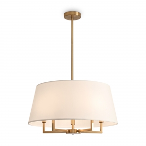 Потолочный светильник Graceful латунь, белый абажур
