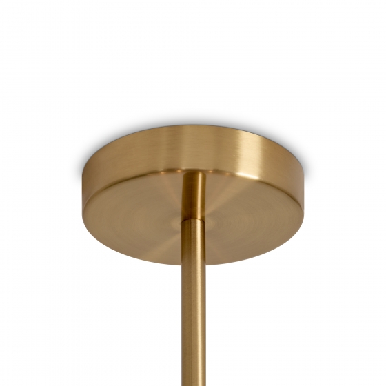 Потолочный светильник Райли Латунь 5 плафонов 7