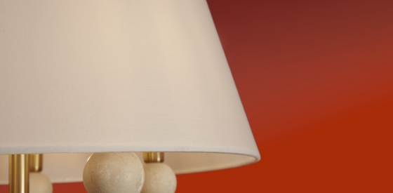 Потолочный светильник Райли Латунь 5 плафонов 15