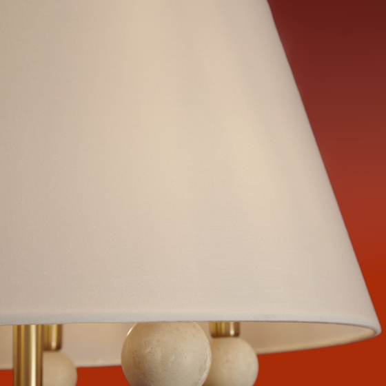 Потолочный светильник Райли Латунь 5 плафонов 11