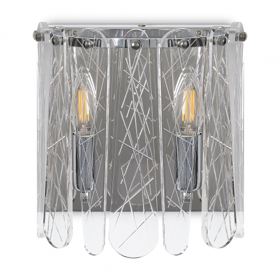 Настенный светильник Surface хром, акрил, 2 плафона 4