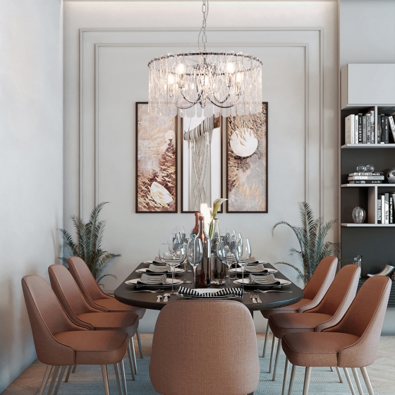 Настенный светильник Surface хром, акрил, 2 плафона 3