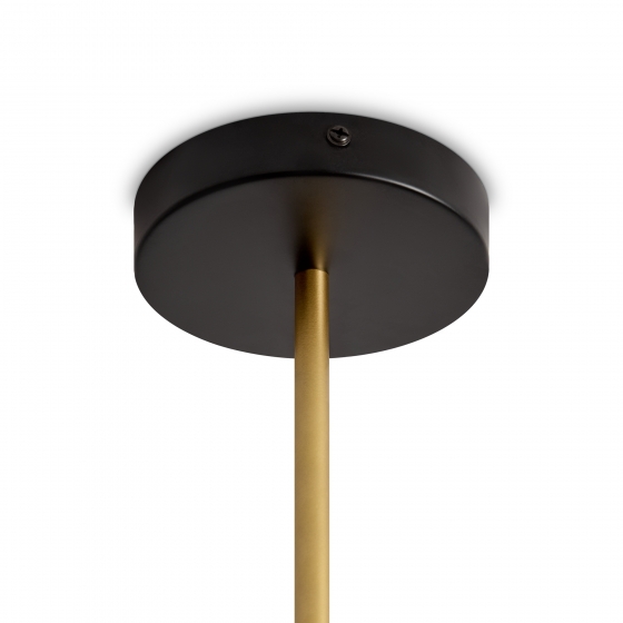 Потолочный светильник Ombre черный и латунь 11