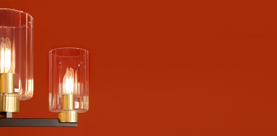 Потолочный светильник Ombre черный и латунь 7