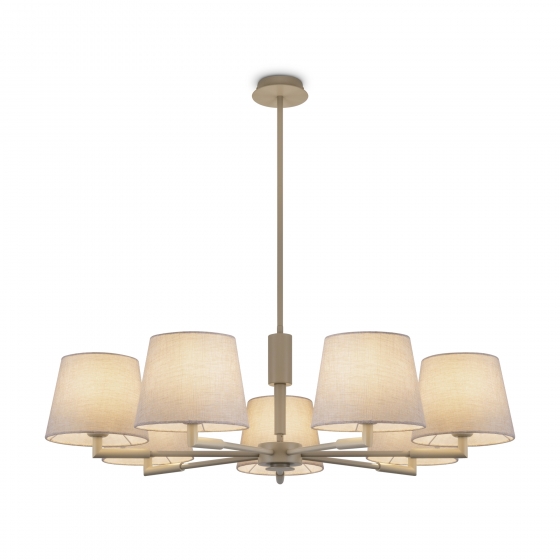 Подвесной светильник Butler бежевый 7 плафонов 1