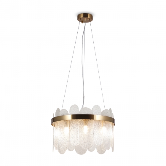 Подвесной светильник Deserto латунь, матовый белый 1