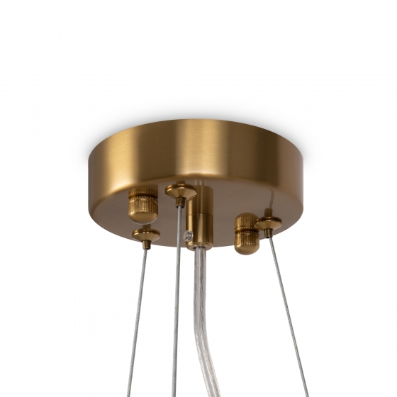 Подвесной светильник Deserto латунь, матовый белый 6