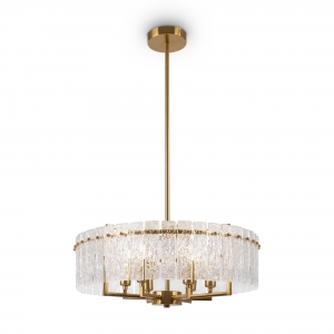 Люстра Basilica латунь, стекло, 6 плафонов