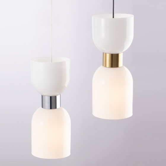 Подвесной светильник Savia латунь и белый стекло 4